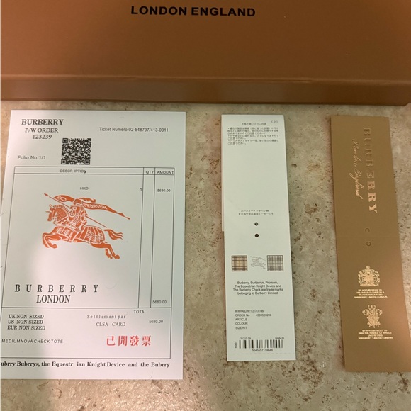 Burberry Classic Nova Check 100% Cashmere Scarf Beige Made in Scotland - Picture 6 of 12